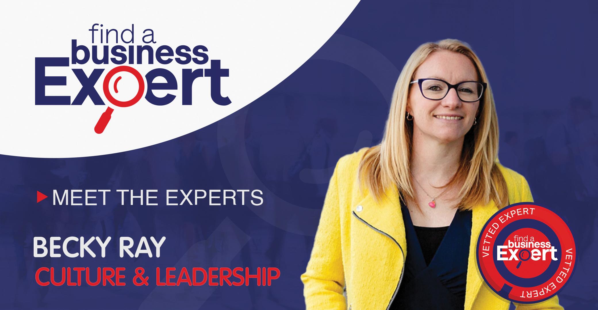 Becky Ray - Culture and Leadership Expert