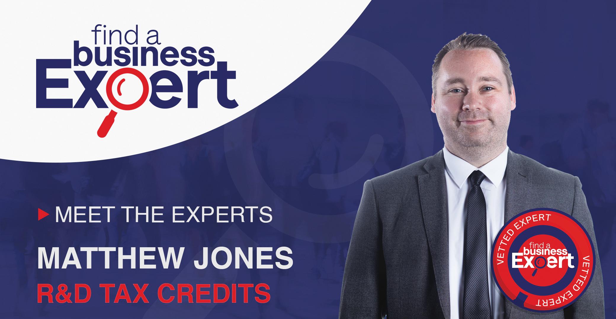 Matthew Jones - R&D Tax Credits