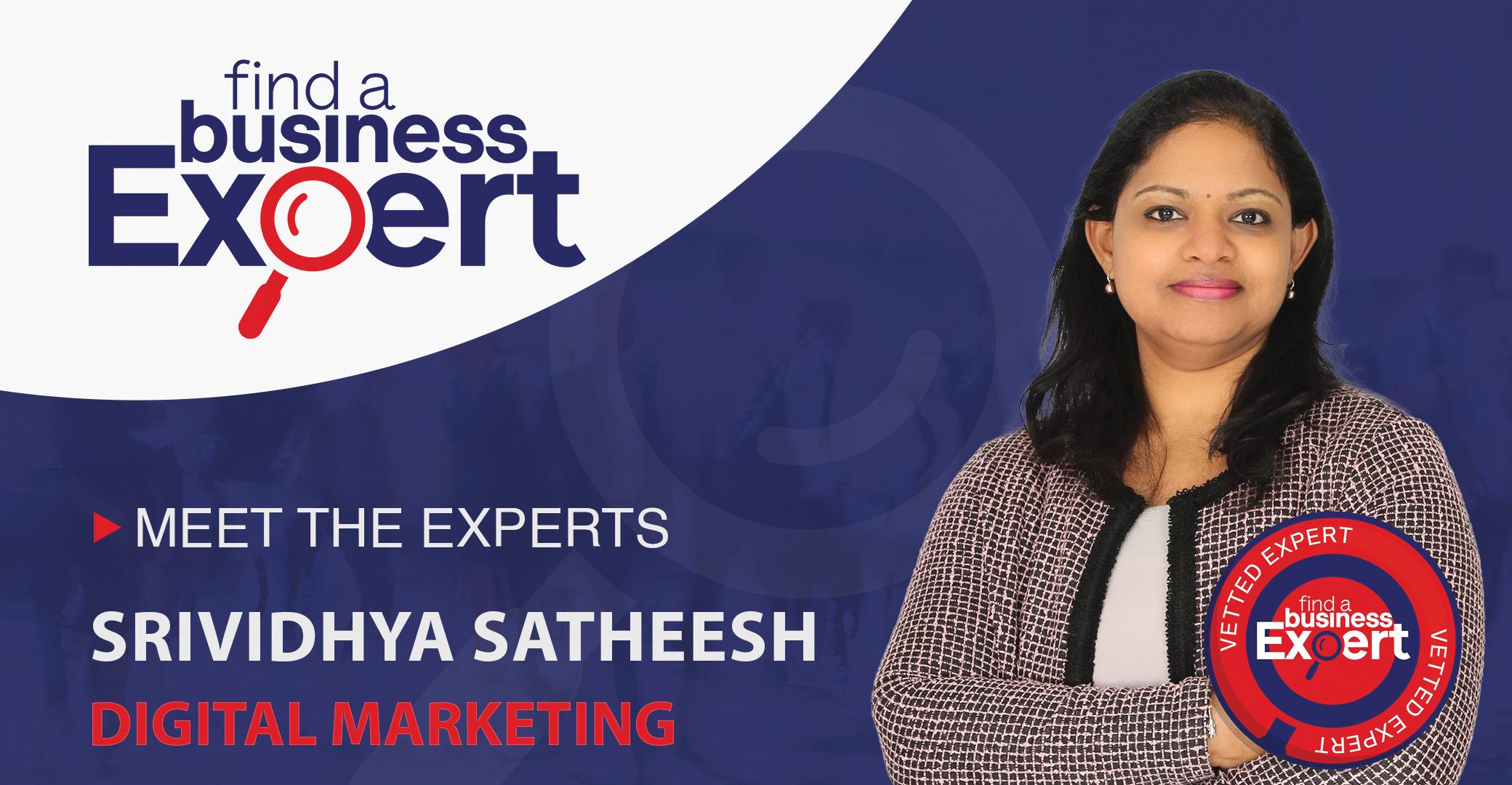 Srividhya Satheesh - Digital Marketing Expert